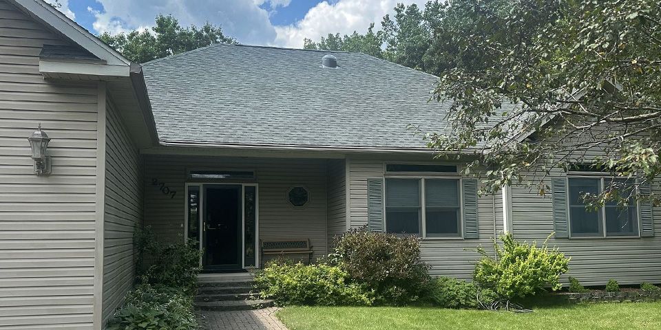 Every successful roof replacement starts with quality materials and expert installation. This new architectural shingle roof was installed to provide dependable protection, improve home value, and deliver years of worry-free performance. photo