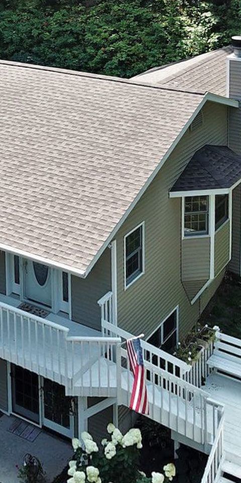 Premium architectural asphalt shingles were professionally installed to provide lasting protection, improved curb appeal, and dependable performance for this residential home. A quality roof replacement helps defend against wind, rain, snow, and the changing weather conditions homeowners experience throughout Wisconsin. photo