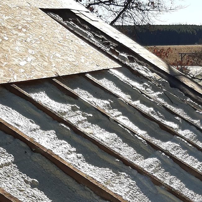 Roof replacement provides the perfect opportunity to upgrade your home's insulation before the new roofing system is completed. Spray foam insulation creates an air seal that improves energy efficiency while helping your new roof perform even better for years to come. photo