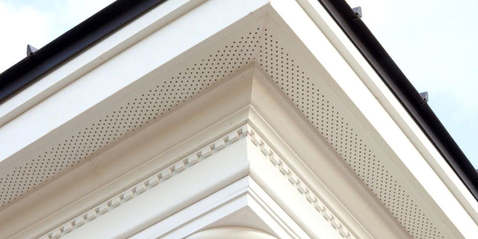 Properly installed soffit ventilation photo